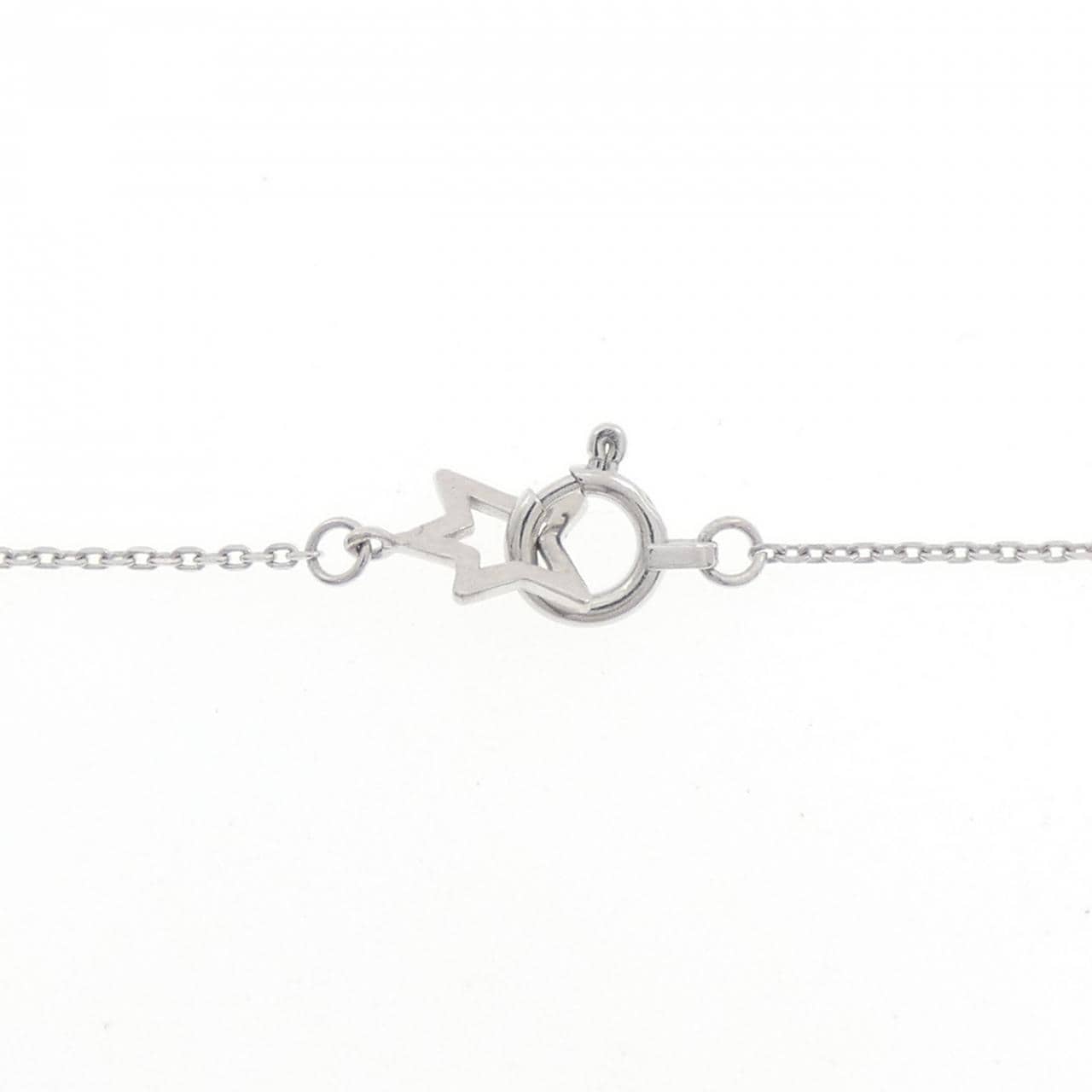 K18WG ダイヤモンド ネックレス 0.081CT