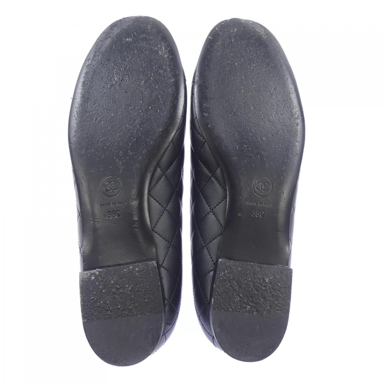 シャネル CHANEL バレリーナ ターンロック G45879B17834 フラットシューズ