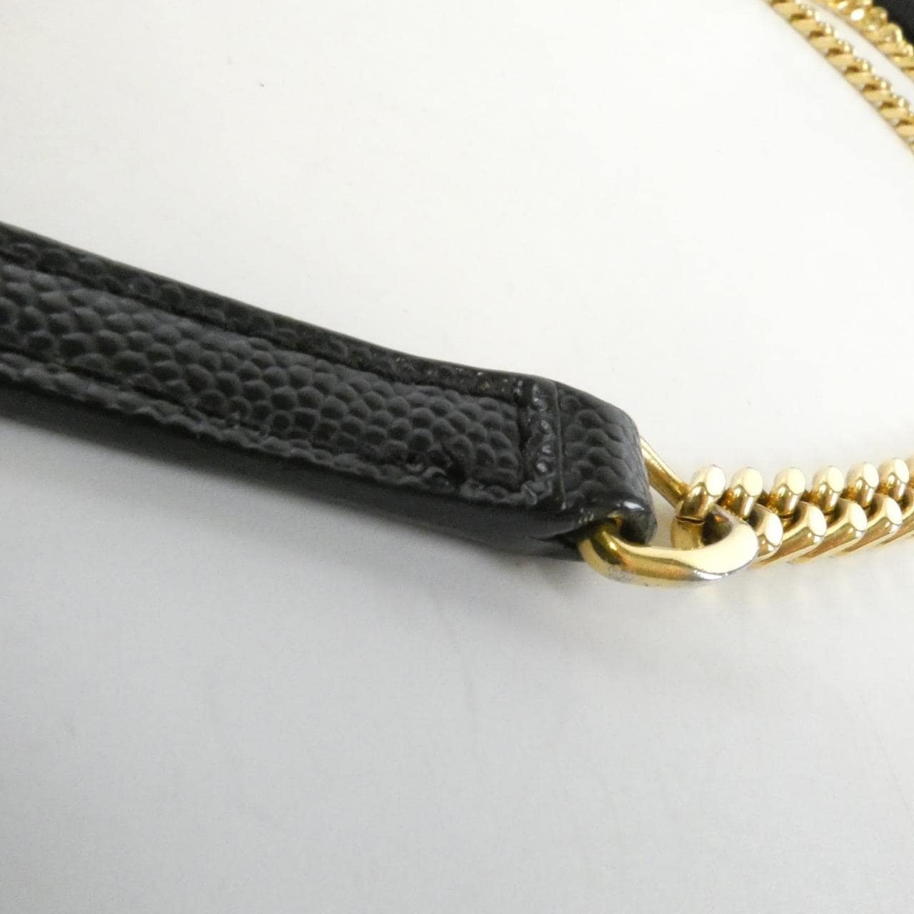 サンローラン 393953 BOW01 チェーンウォレット