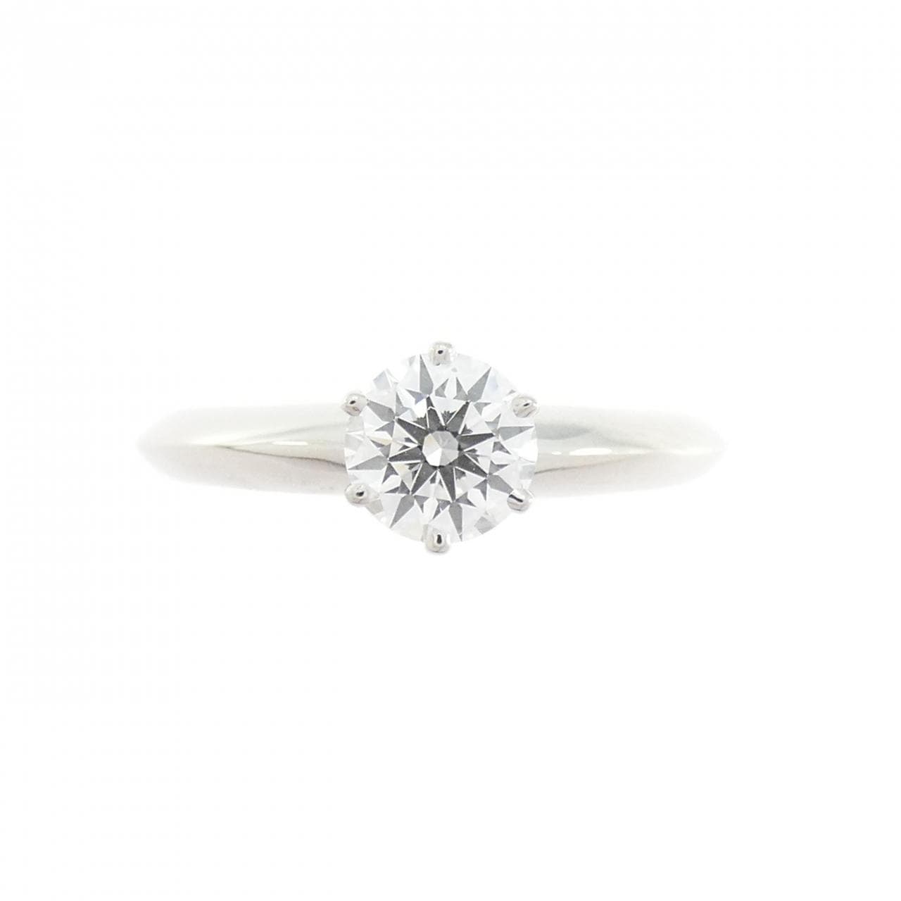 ティファニー クラシックソリティア リング 0.47CT E VS1