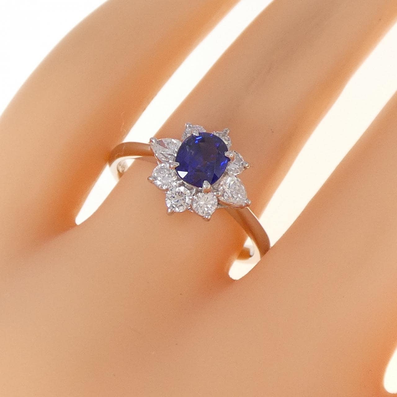 PT900 サファイヤ リング 0.907CT