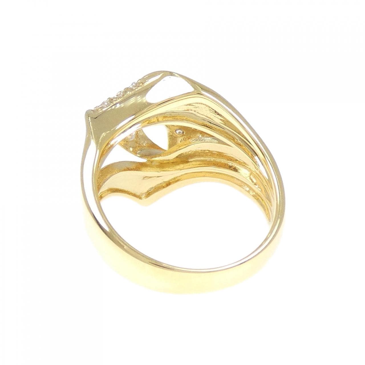 K18YG ダイヤモンド リング 0.31CT
