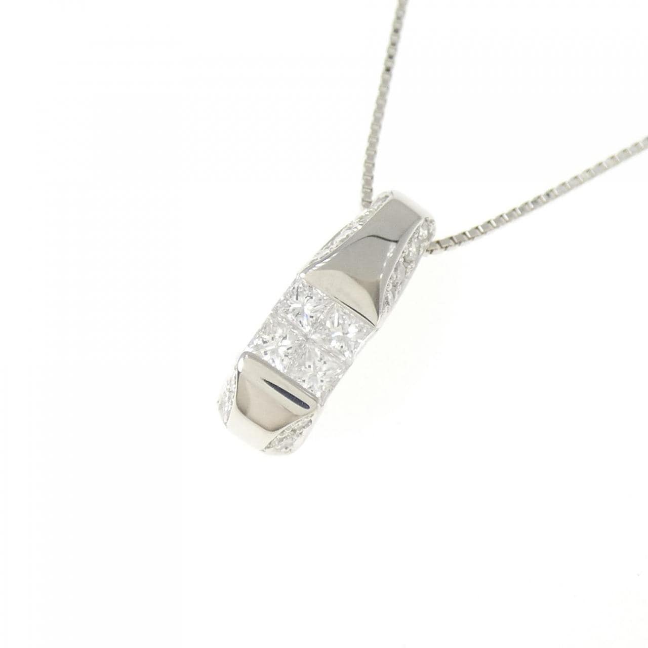 PT900/PT850 ダイヤモンド ネックレス 0.50CT