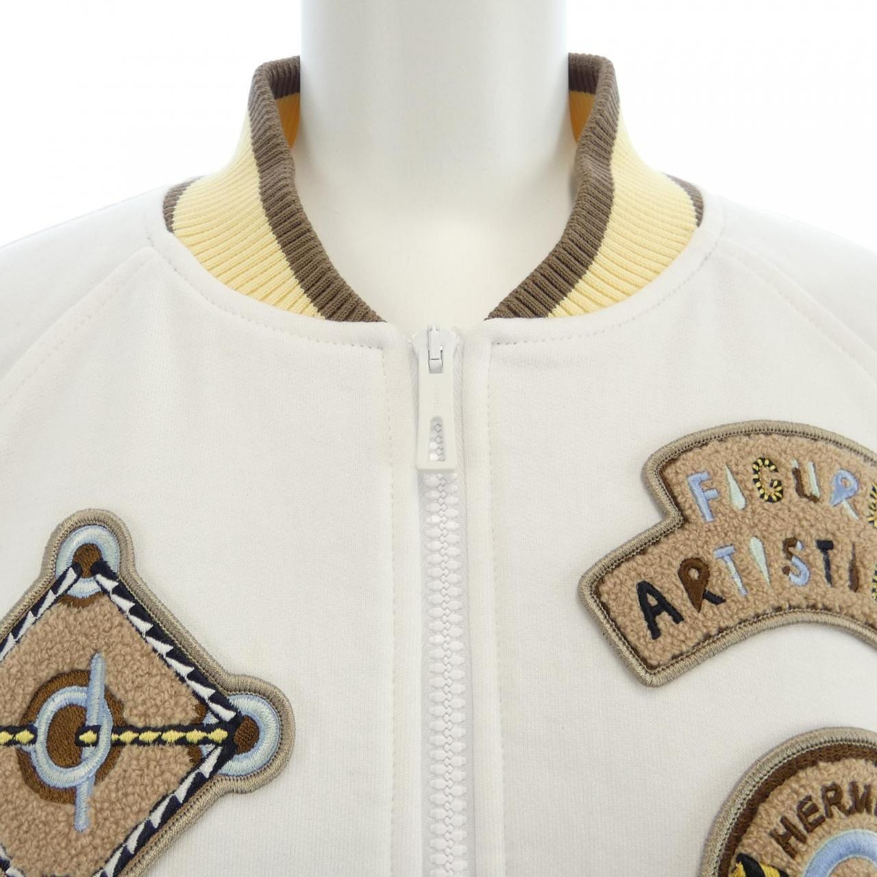 エルメス HERMES FIGURE ARTISTIQUE VARSITY EMBROIDE 3H4208DD ブルゾン