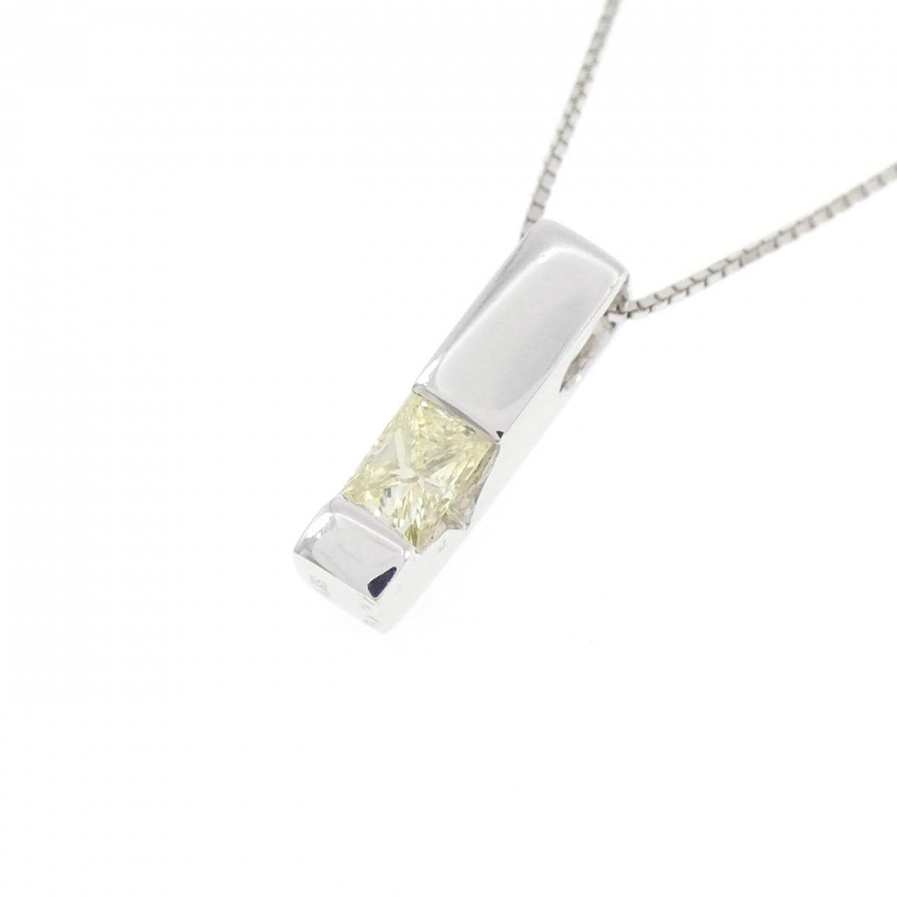 K18WG ダイヤモンド ネックレス 0.27CT