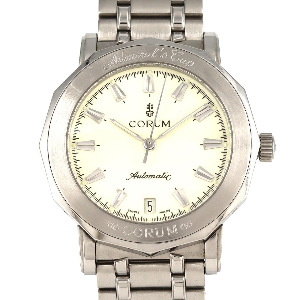 【ノーメンテナンス還元価格】コルム アドミラルズカップ 89.430.20 V585 SS 自動巻