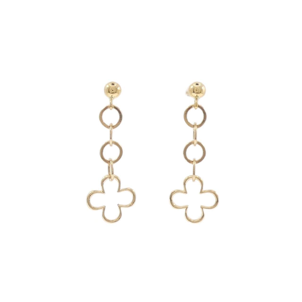 K10YG/K18YG Flower Earrings