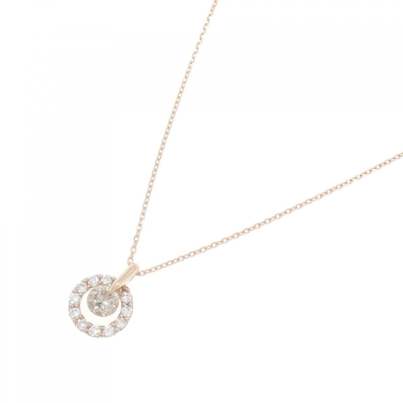 K18PG ダイヤモンド ネックレス 0.20CT