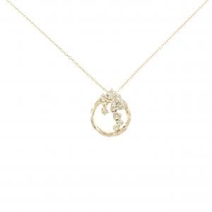 K18YG ダイヤモンド ネックレス 0.22CT