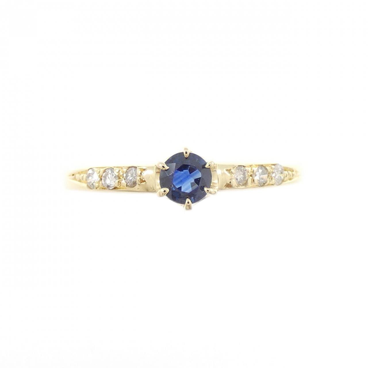 K18YG サファイヤ リング