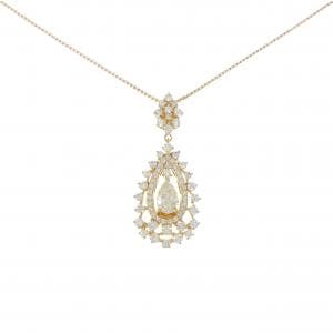 K18YG ダイヤモンド ネックレス 0.570CT