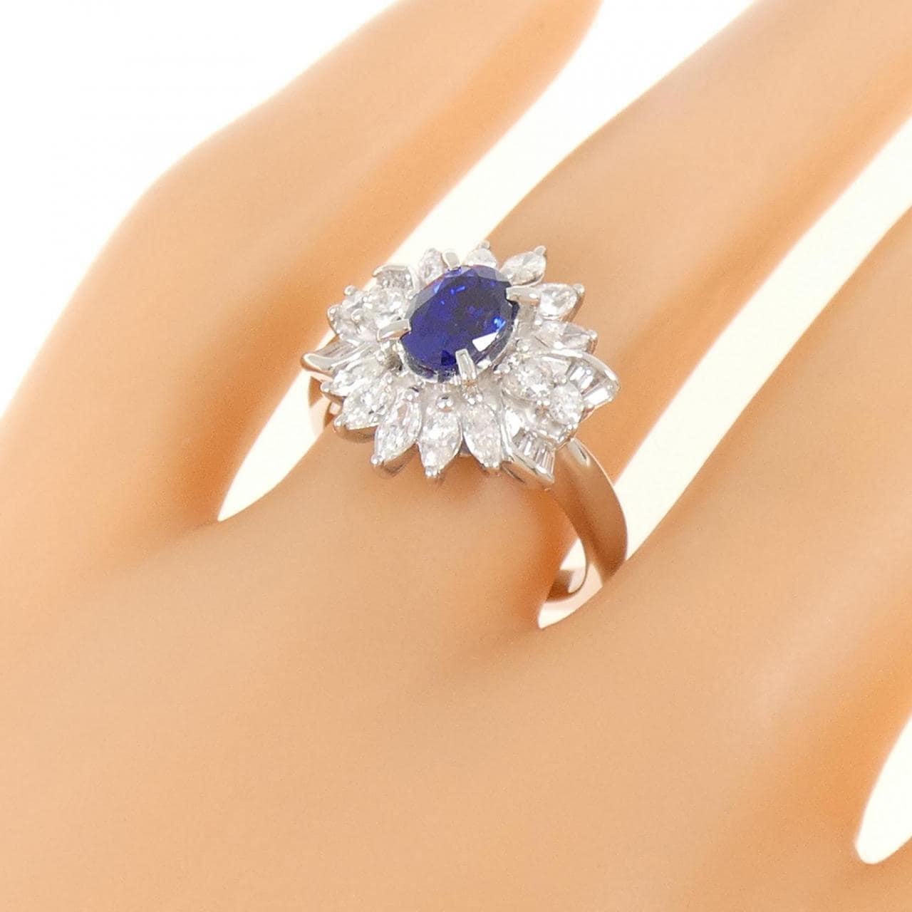 PT900 サファイヤ リング 1.17CT