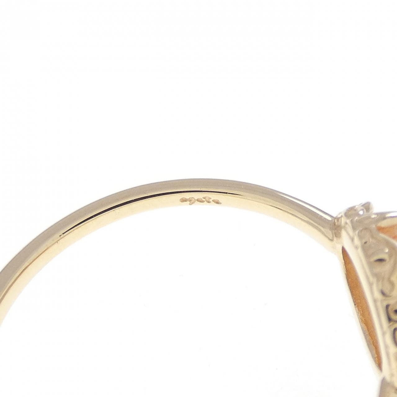 アガット ムーンストーン リング