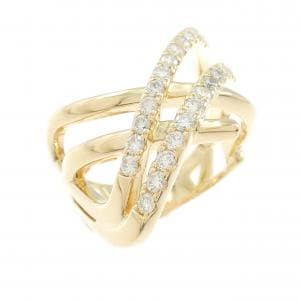 K18YG ダイヤモンド リング 0.50CT
