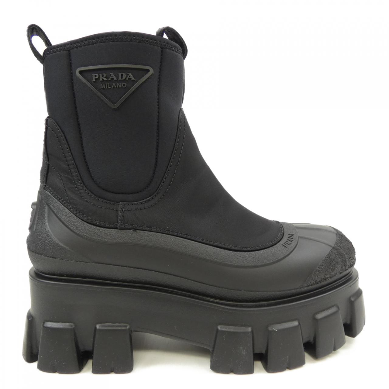 プラダ PRADA モノリス ダック アンクルブーツ 1T933M ブーツ