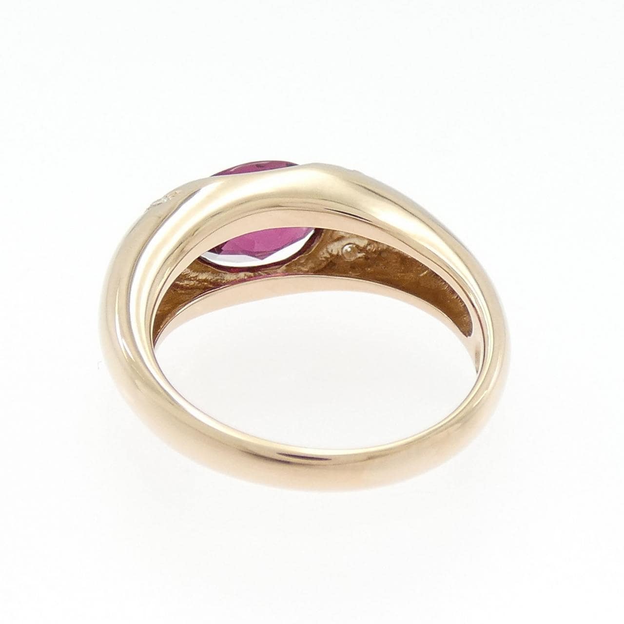 K18PG ガーネット リング 2.00CT