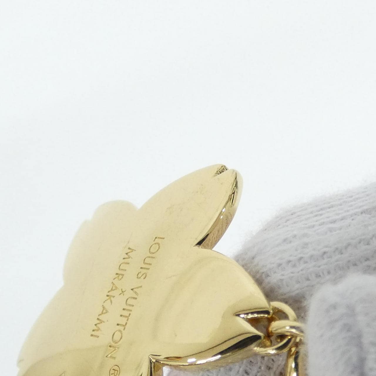 ルイヴィトン (LV X TM) バッグチャーム チェーン チェリーブロッサム M02540