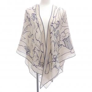 エルメス HERMES MILLE ET UN LAPINS H364007S トライアングルジェアン ショール