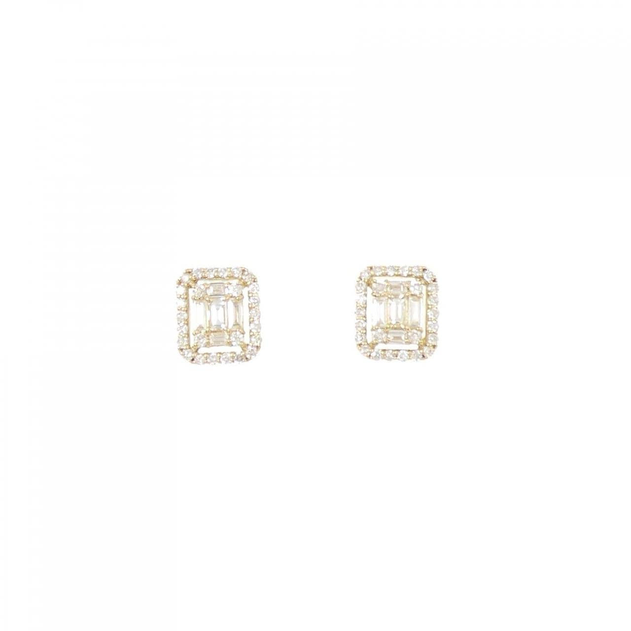 K18YG ダイヤモンド ピアス 0.50CT