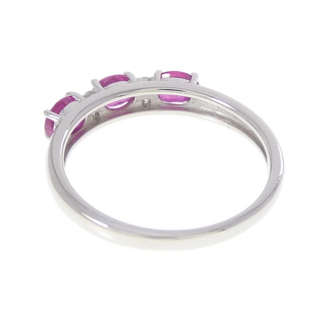 PT950 ルビー リング 0.70CT