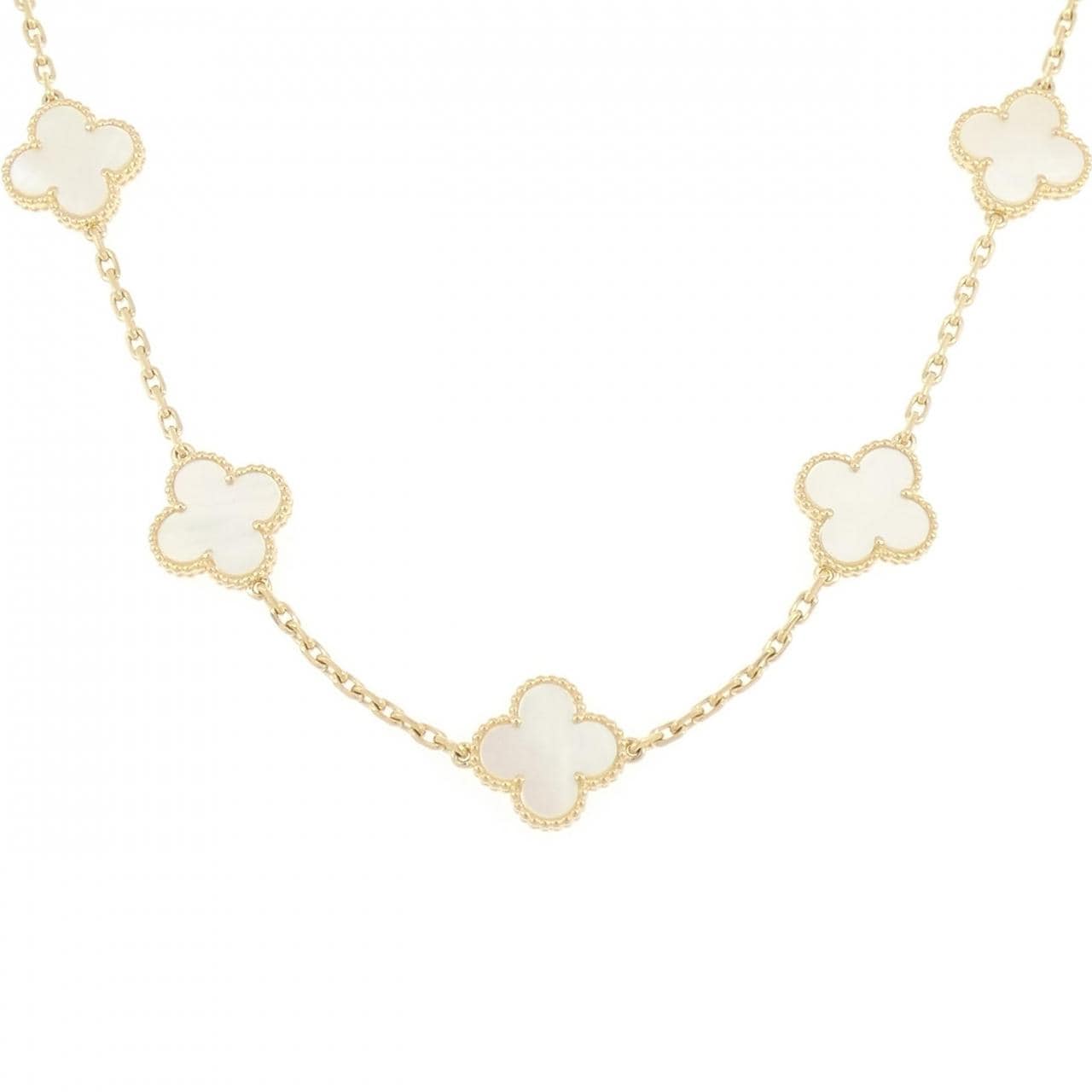 ヴァンクリーフ&アーペル ヴィンテージアルハンブラ 10モチーフ ネックレス