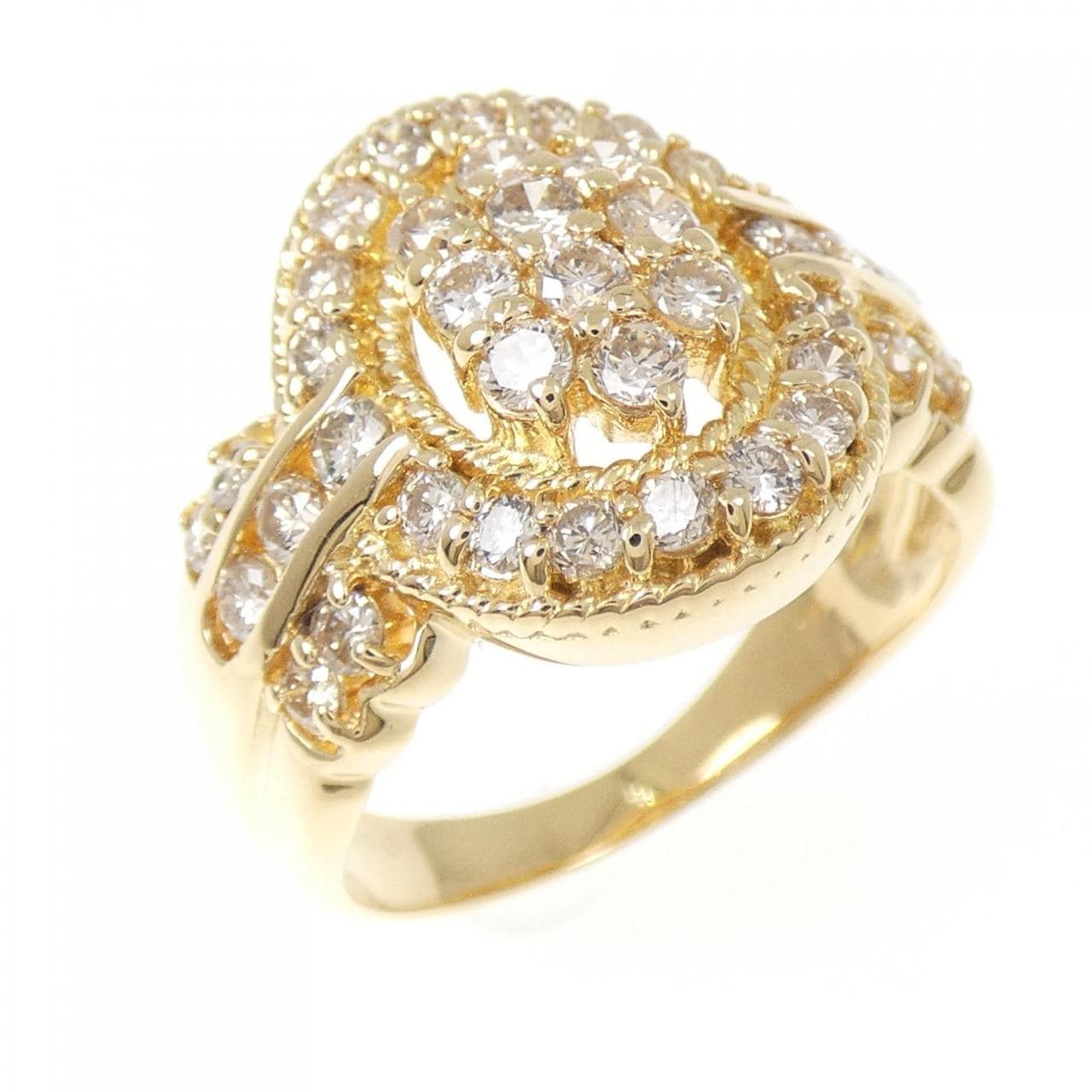 K18YG ダイヤモンド リング 1.00CT