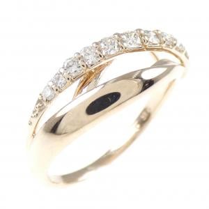K18PG ダイヤモンド リング 0.20CT