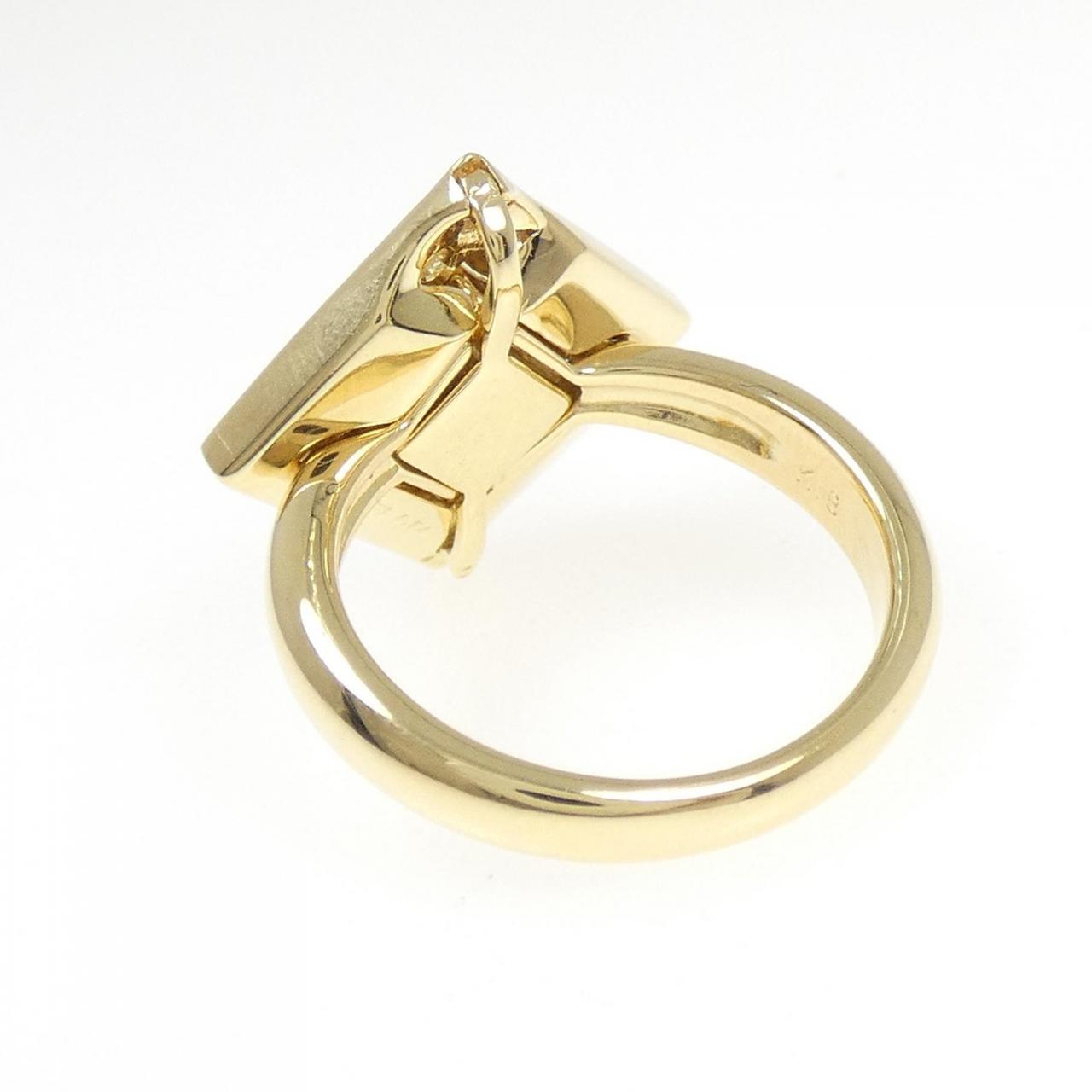 K18YG ダイヤモンド リング 0.50CT