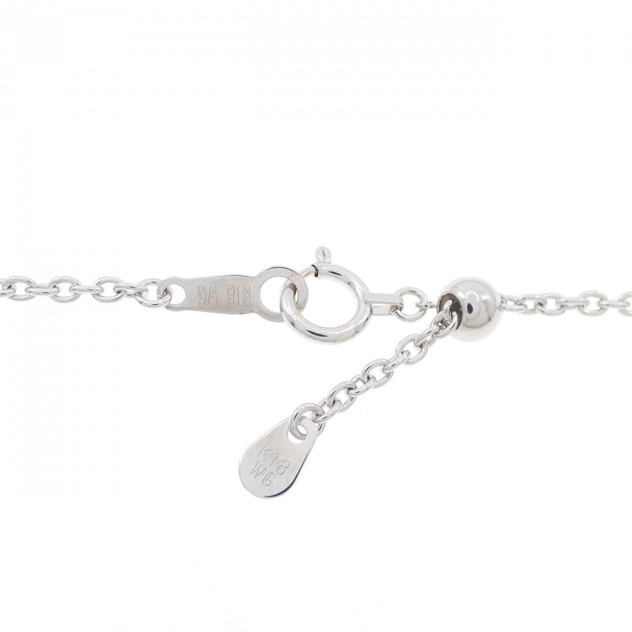 K18WG chain necklace