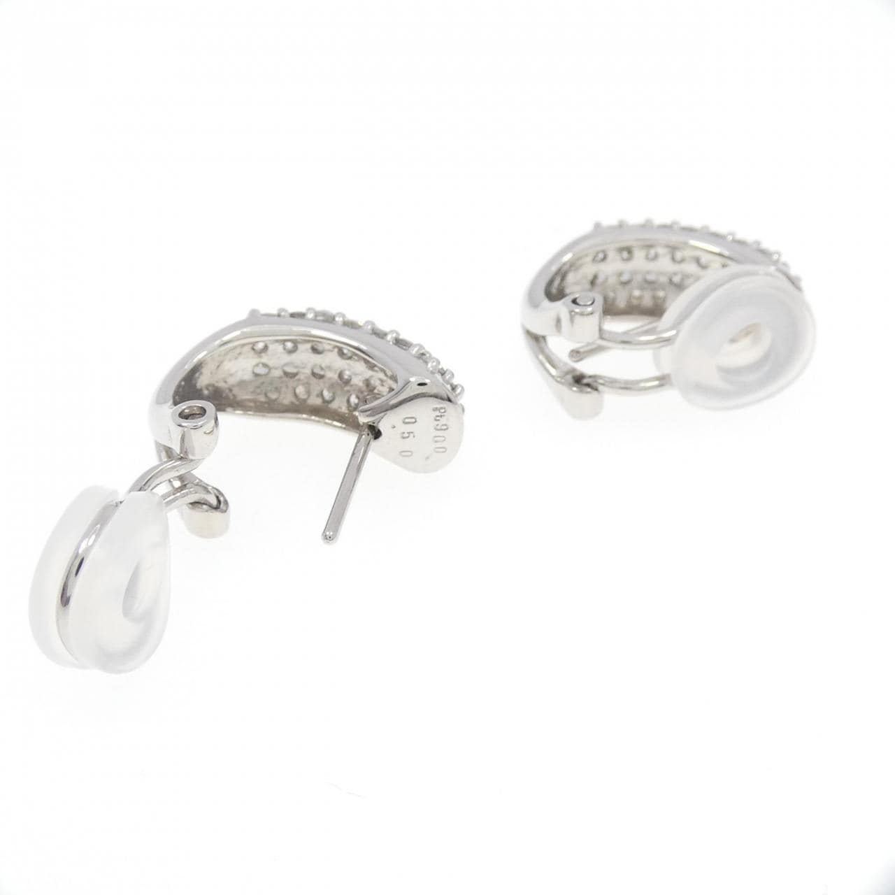 PT Pave Diamond Earrings 1.00CT