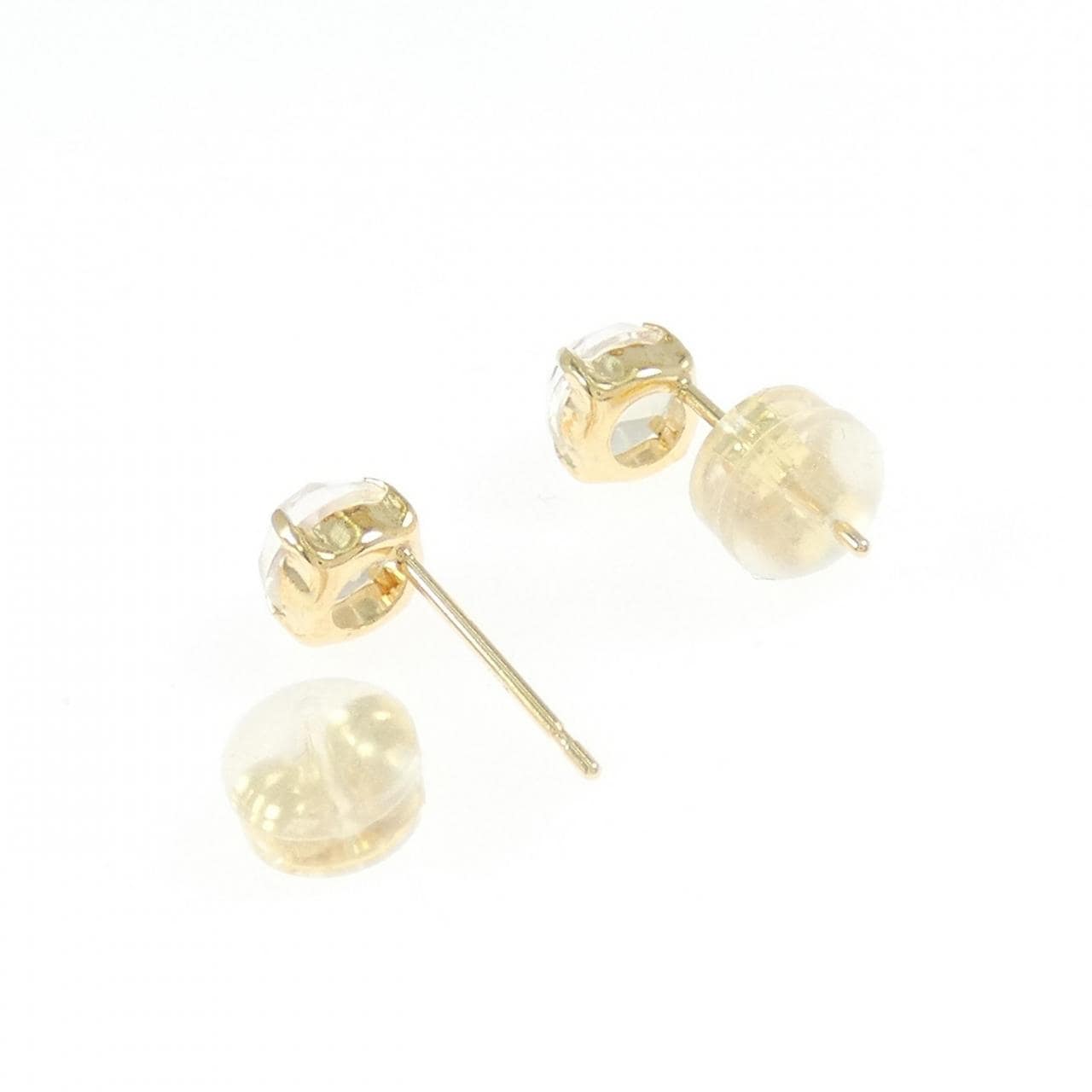 【新品】K18YG ムーンストーン ピアス