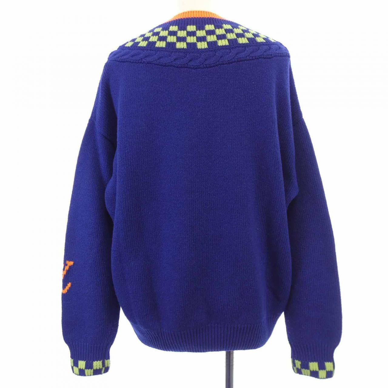 ルイヴィトン LOUIS VUITTON ダミエジャカードVネック HKN61WZRS ニット