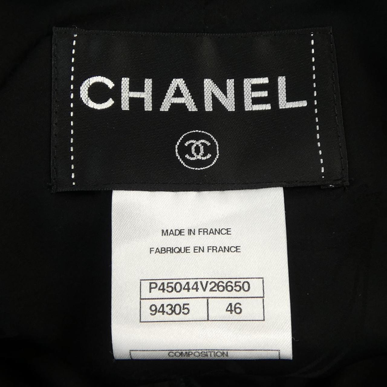 シャネル CHANEL P45044V26650 ノーカラージャケット