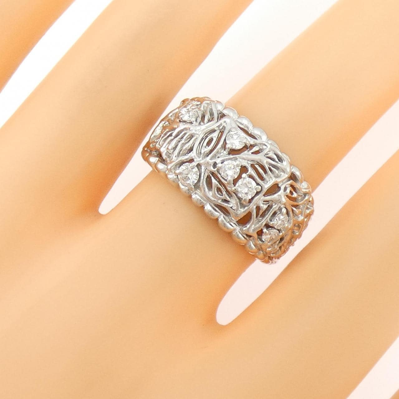 PT950 ダイヤモンド リング 0.33CT