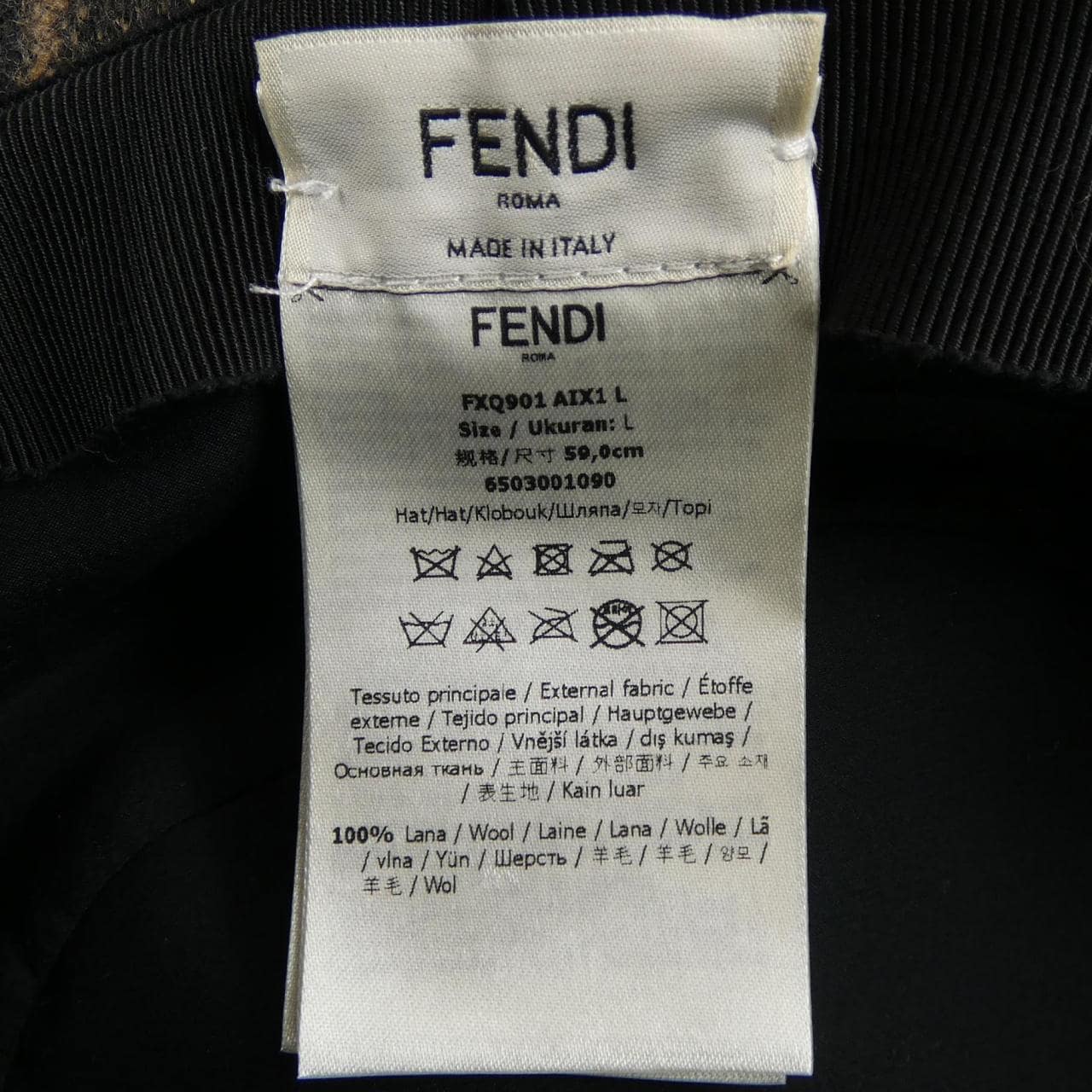 フェンディ FENDI FXQ901AIX1 ハット