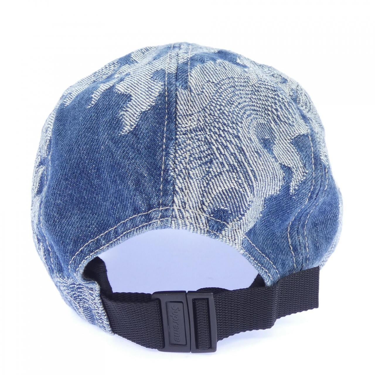 シュプリーム SUPREME Flames Jacquard Denim キャップ