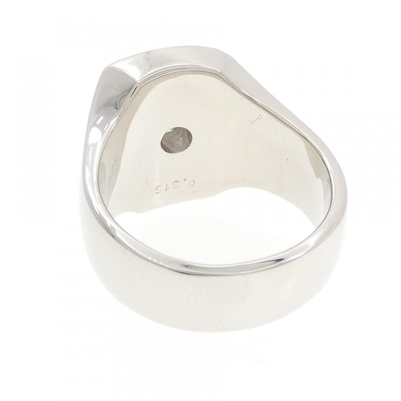 PT900 印台 ダイヤモンド リング 0.315CT