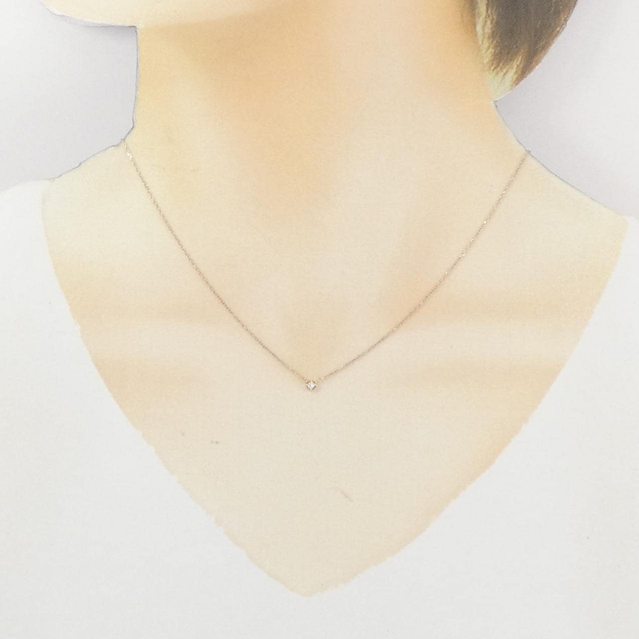 エテ ダイヤモンド ネックレス 0.02CT