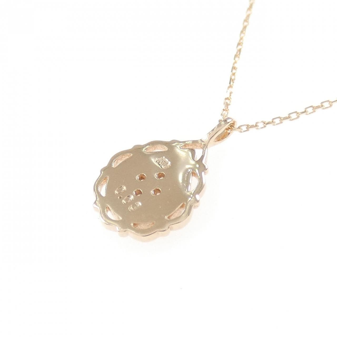 K10PG ダイヤモンド ネックレス 0.03CT