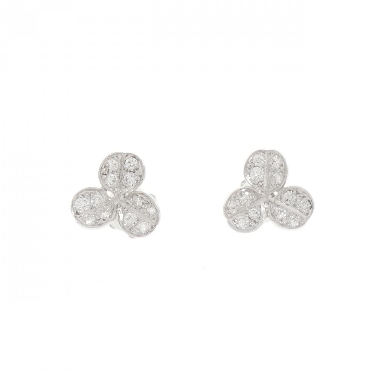 ミキモト フォーチュン リーブス ピアス 5.7mm