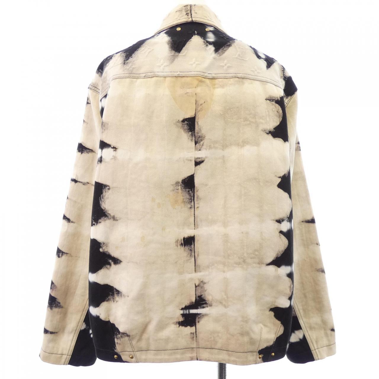 ルイヴィトン LOUIS VUITTON タイダイワークウェアデニムジャケット HNA63WPU9 ジャケット