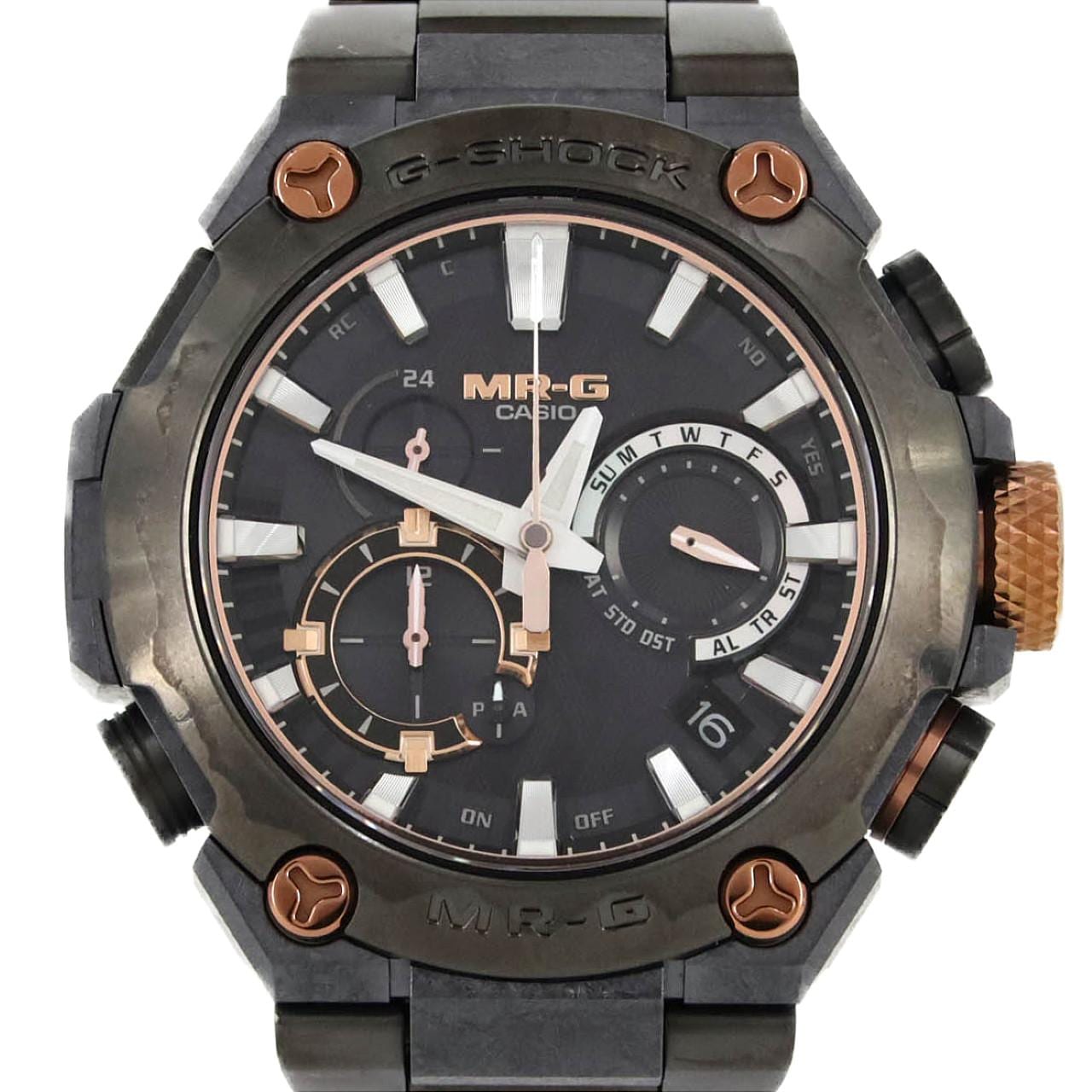カシオ G-SHOCK･MR-G 電波時計 重力丸･燦 LIMITED MRG-B2000JS-1AJR TI ソーラークォーツ