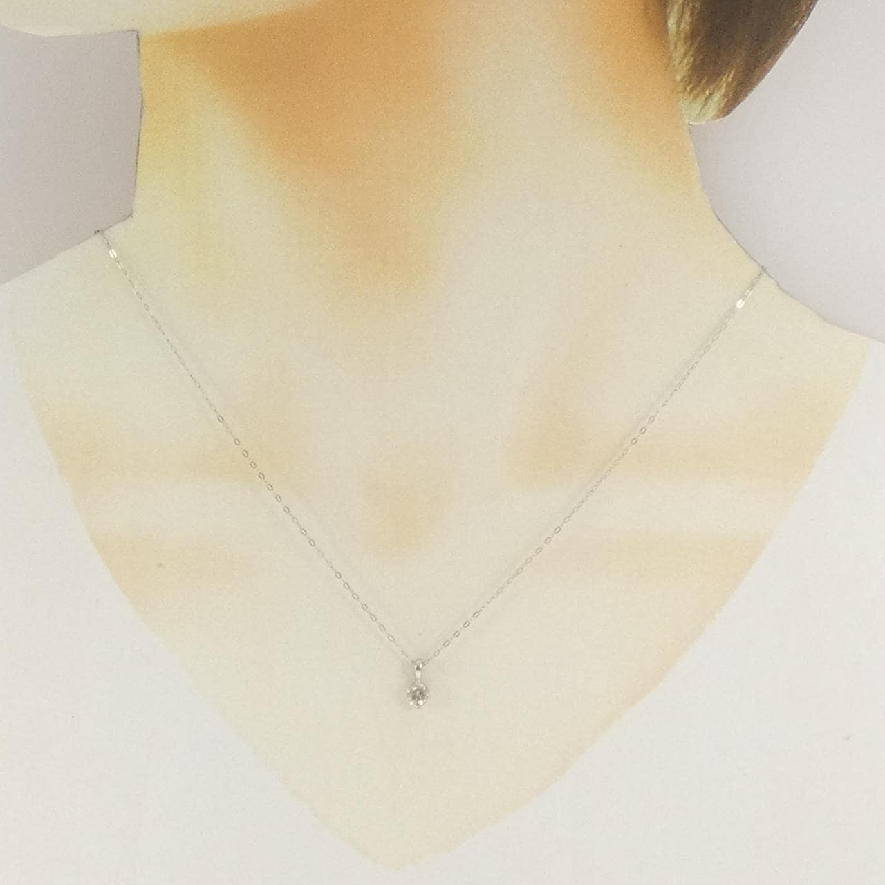 ジーエスティービー ダイヤモンド ネックレス 0.30CT
