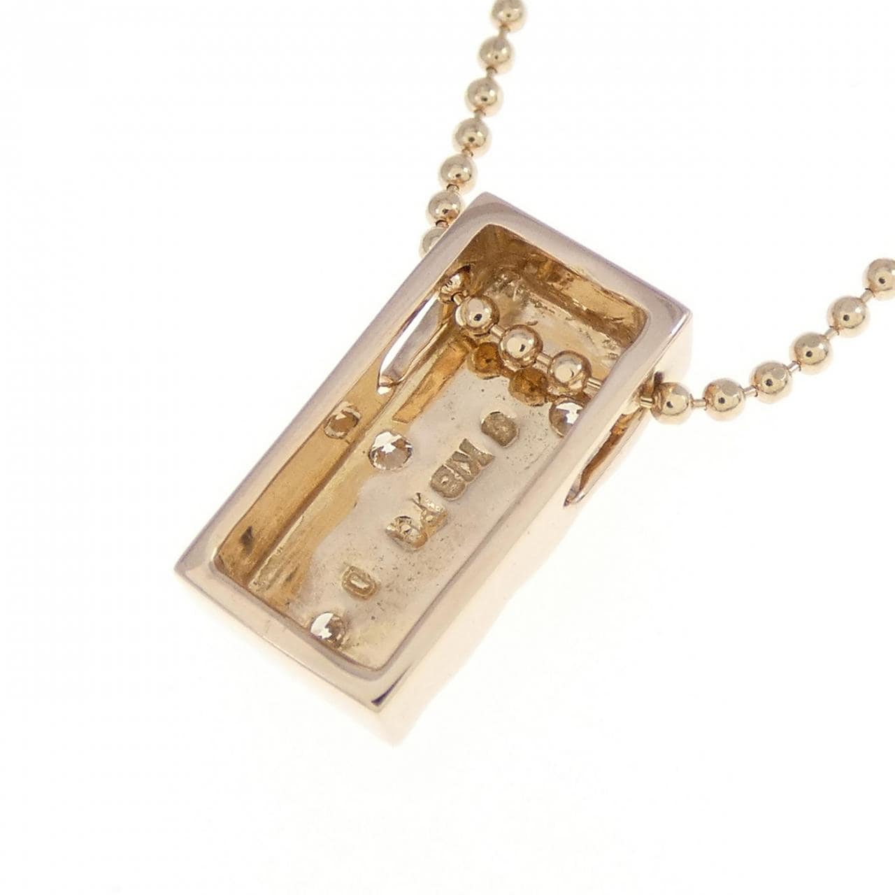 K18PG Diamond necklace