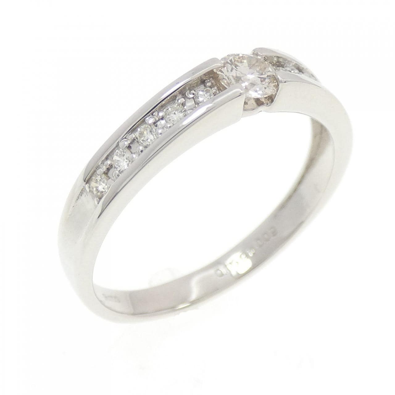 PT950 ダイヤモンド リング 0.169CT