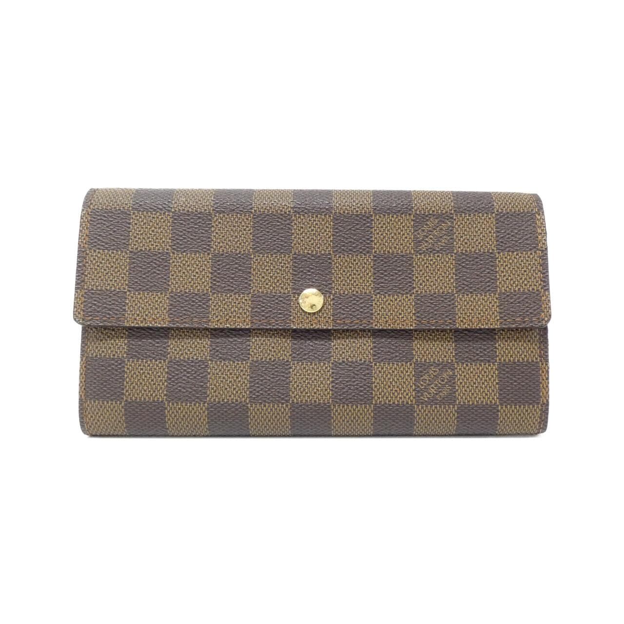 LOUIS VUITTON Damier Pochette Porte Monet Credit N61724 Wallet