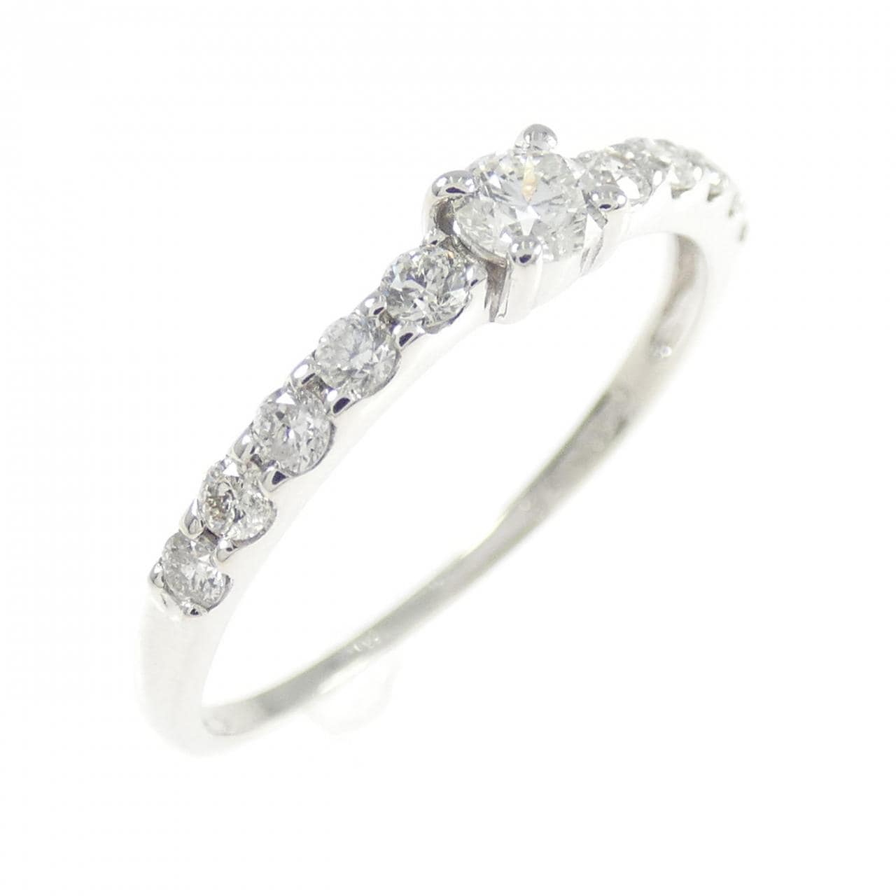 K18WG ダイヤモンド リング 0.20CT