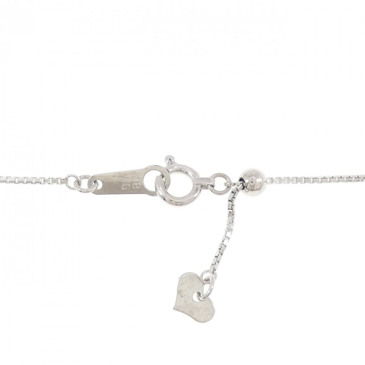 K18WG/K18BG ダイヤモンド ネックレス 1.00CT