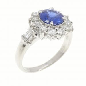 PT900 サファイヤ リング 1.28CT