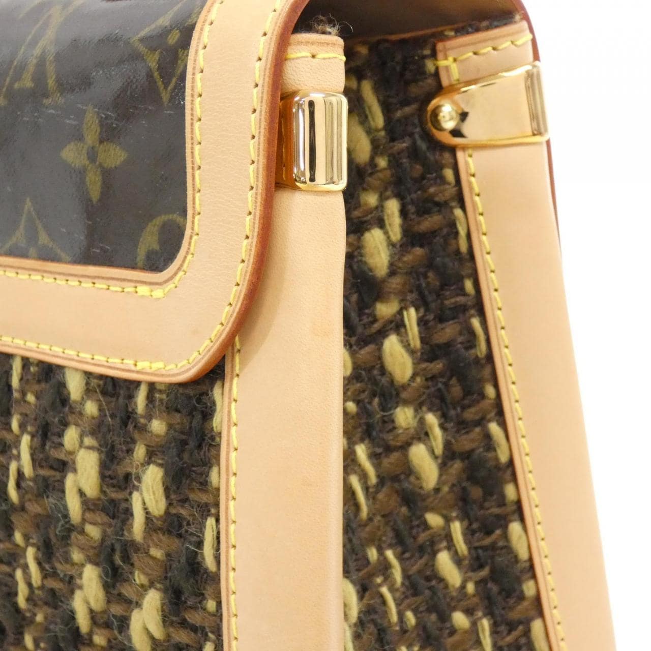 [vintage] LOUIS VUITTON Monogram Tweed Tweedy Zip M92821 Bag